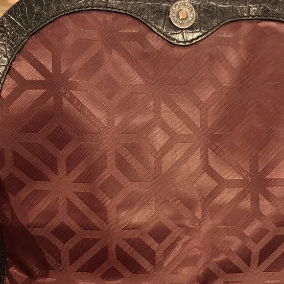 Leopard Print Crossbody Bag with Black Strap - Picture 9 of 15